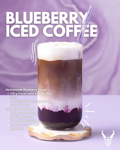 Blueberry Iced Coffee