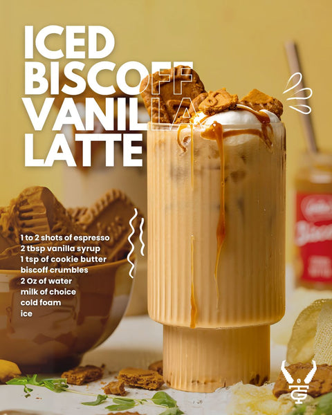 Iced Biscoff Vanilla Latte