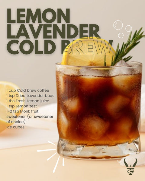Lemon Lavender Cold brew