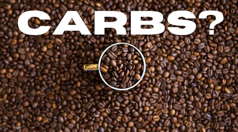 Carbs: Coffee beans background