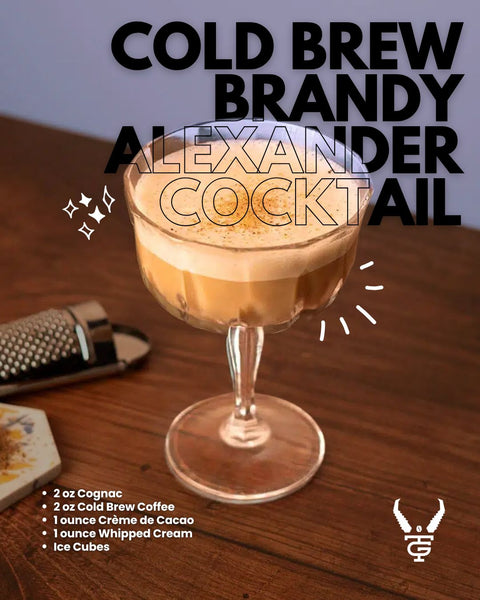 Cold Brew Brandy Alexander Cocktail