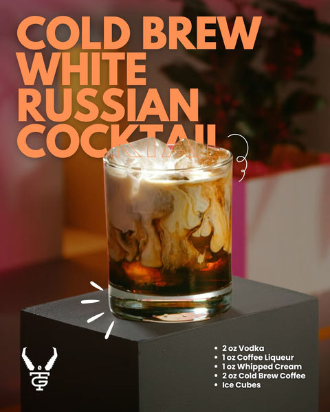 Cold Brew White Russian Cocktail