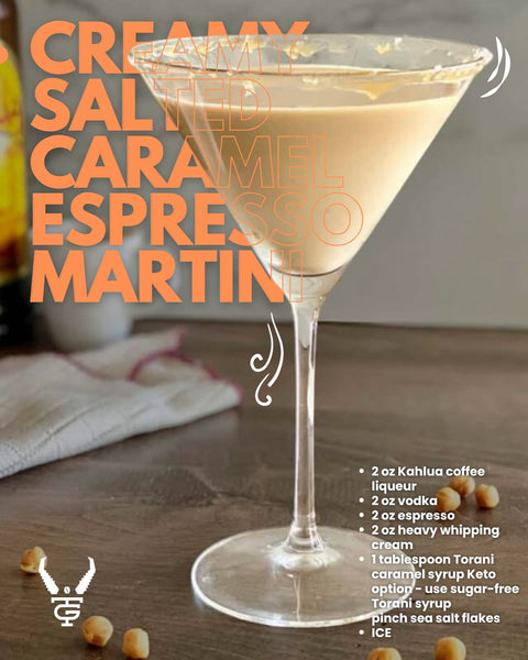 Creamy Salted Caramel Espresso Martini