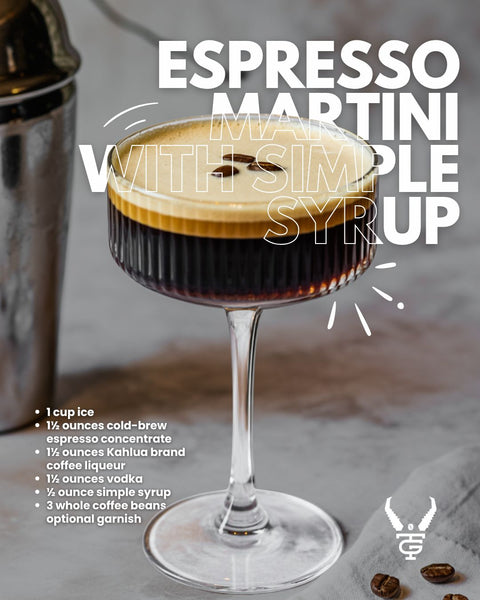 Espresso Martini With Simple Syrup