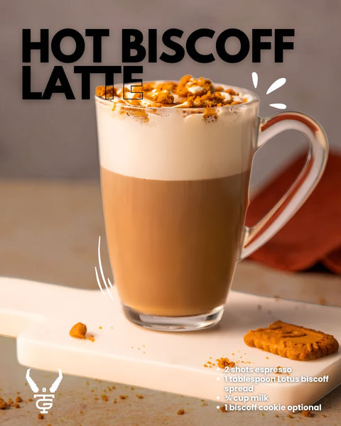 Hot Biscoff Latte