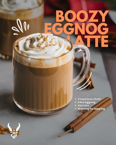 Boozy Eggnog Latte