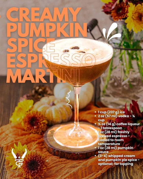 Creamy Pumpkin Spice Espresso Martini