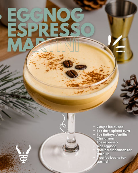 Eggnog Espresso Martini