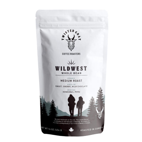 A 16oz Bag Of Medium Roast Coffee Beans From Twisted Goat Coffee